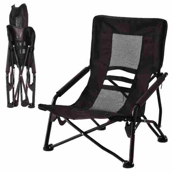 Black Folding Camping Chairs