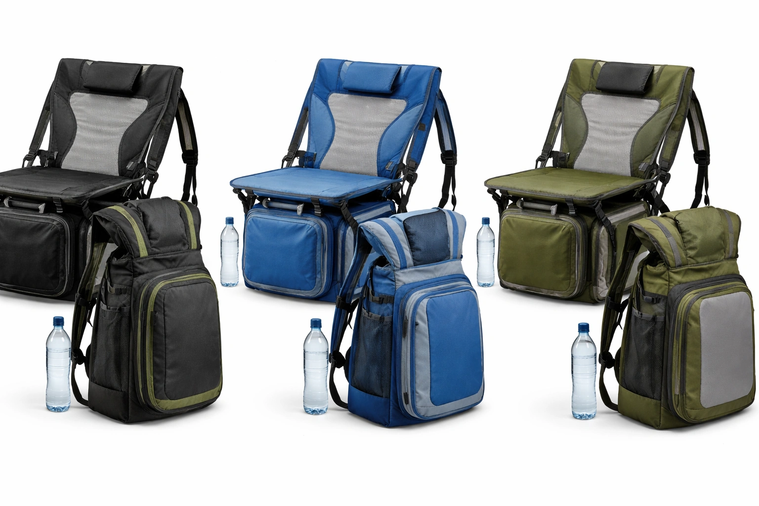 Example of lightweight backpack camping chair