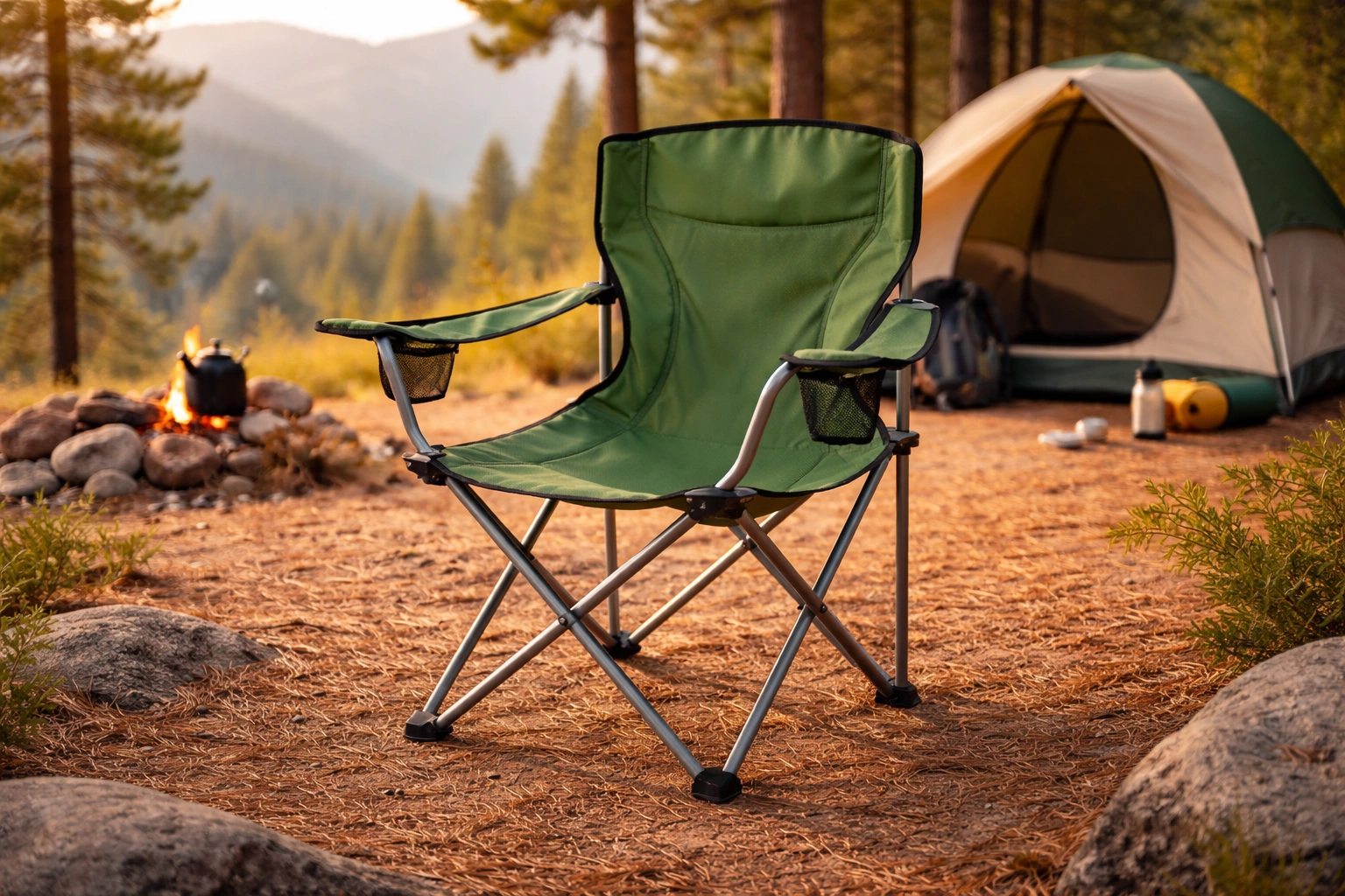 Versatile lightweight camping chair for outdoor adventures