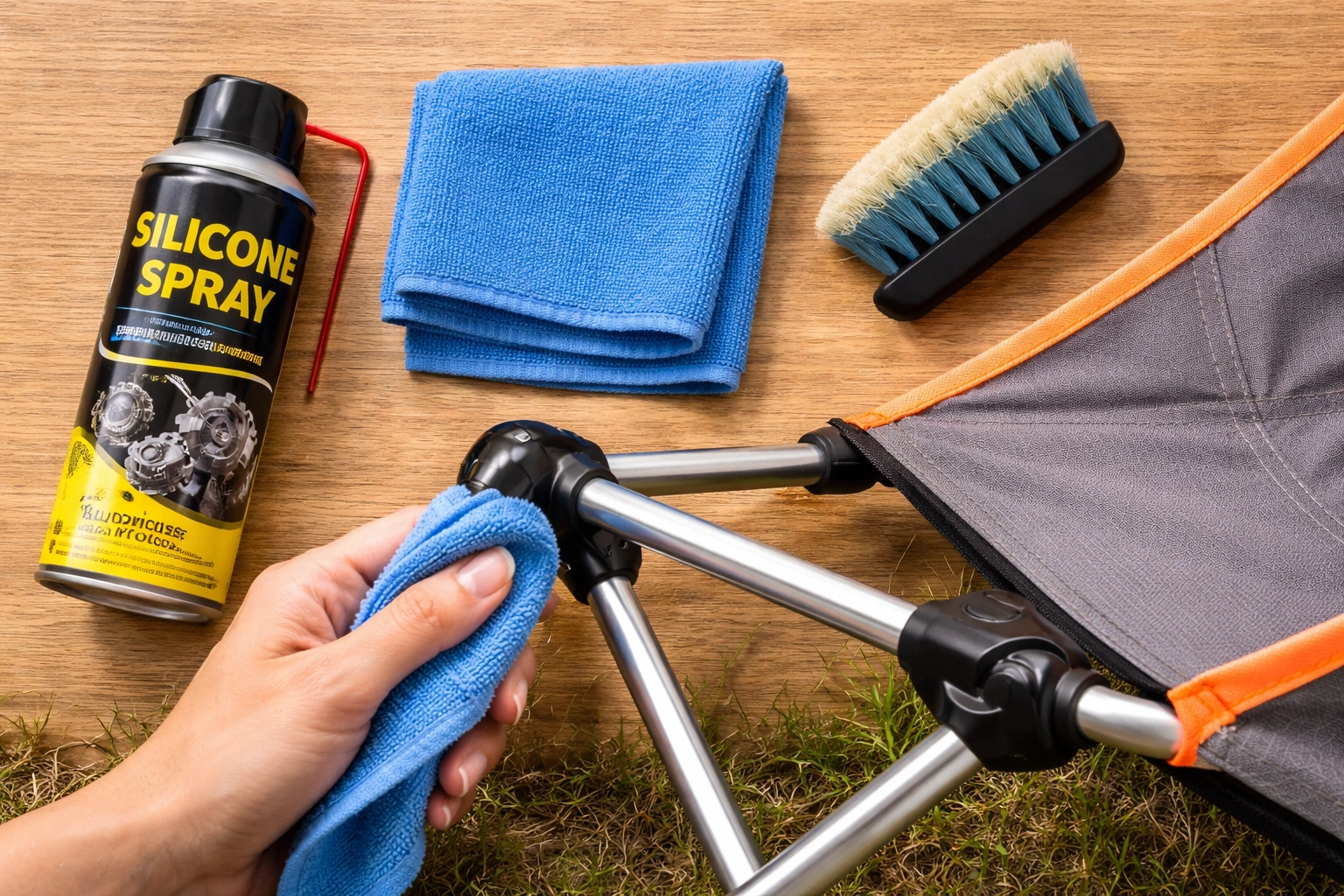 Camping chair maintenance and cleaning tips