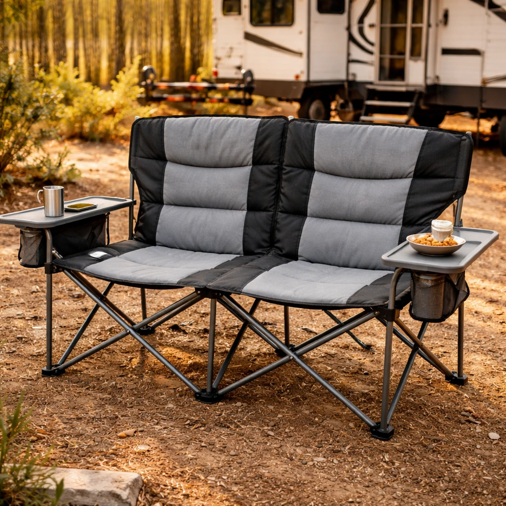 Director's style camping sofa