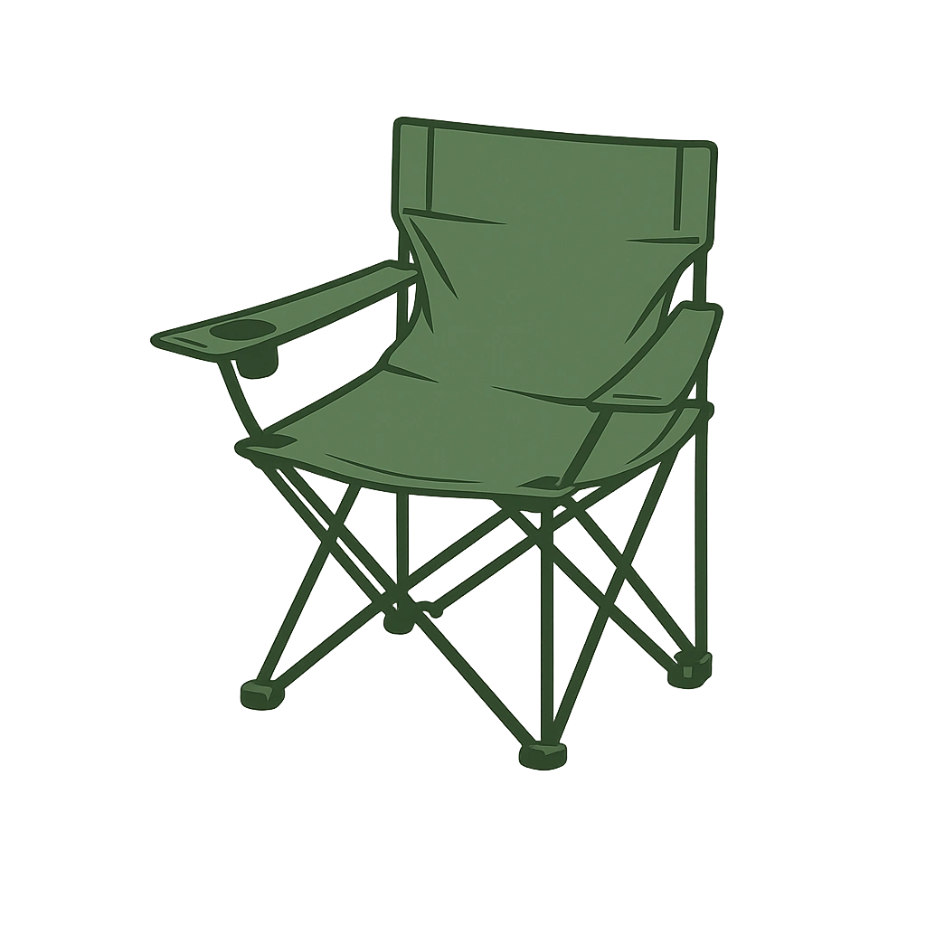 Folding camp chair