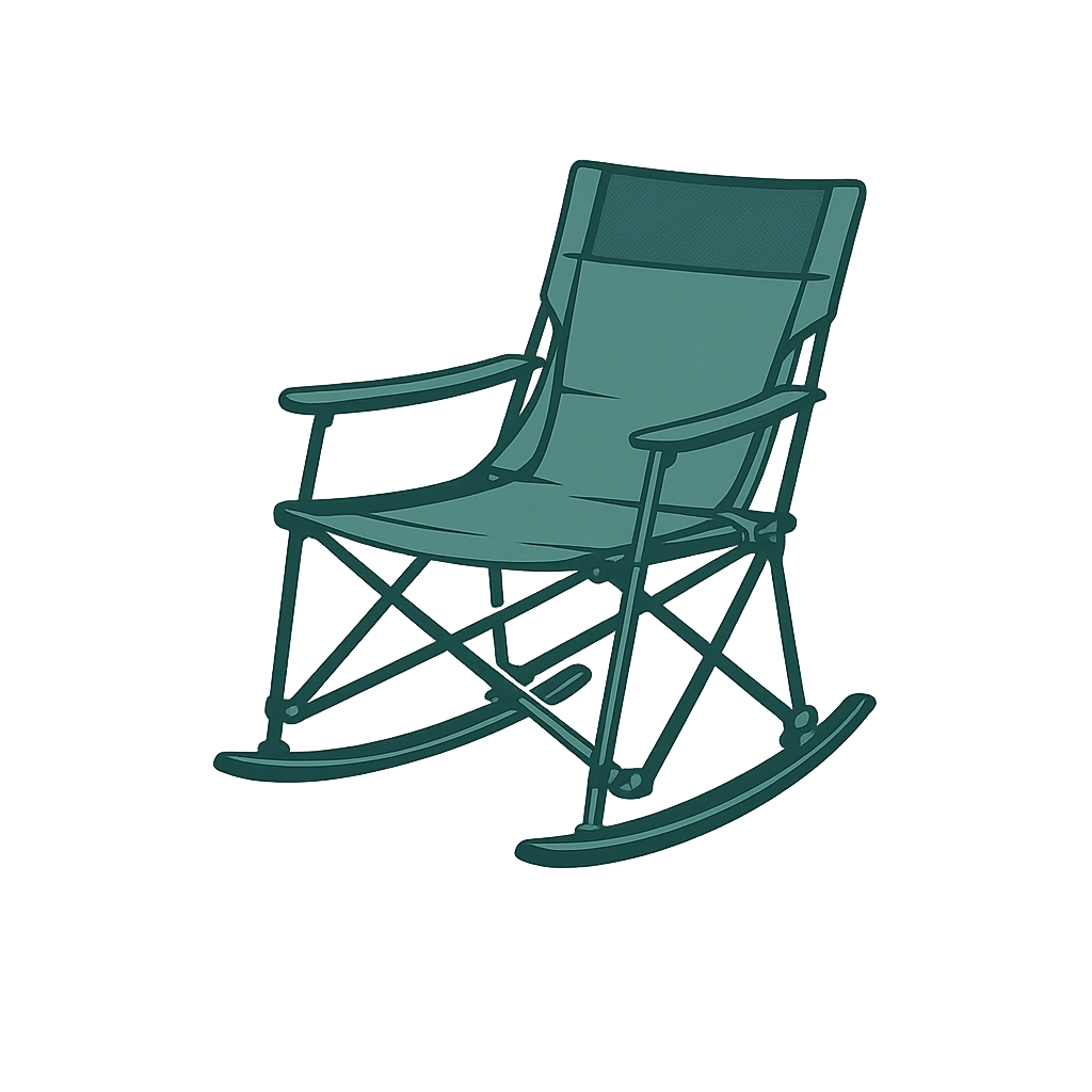 Rocking camp chair