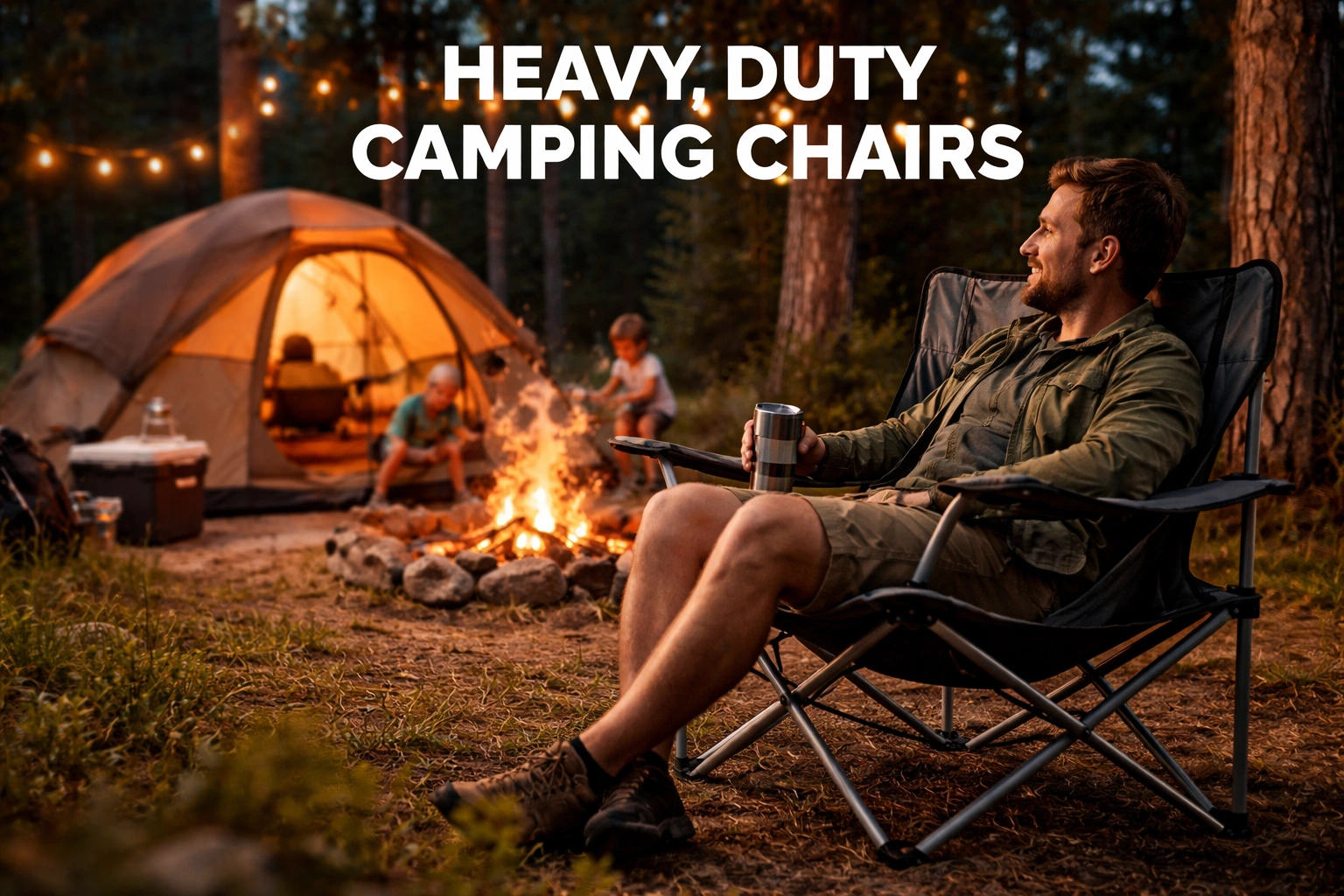 Heavy duty camping chairs for big and tall