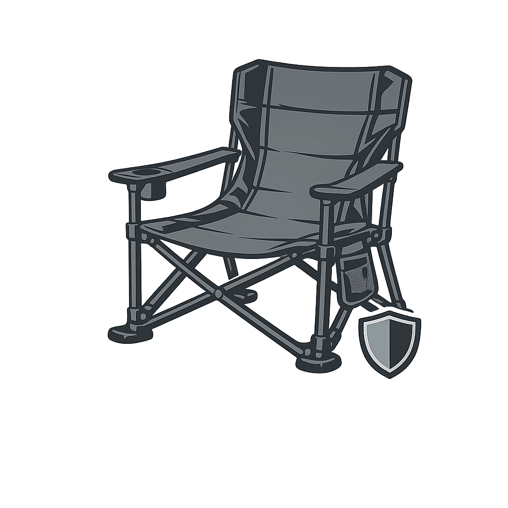 Heavy duty camping chair