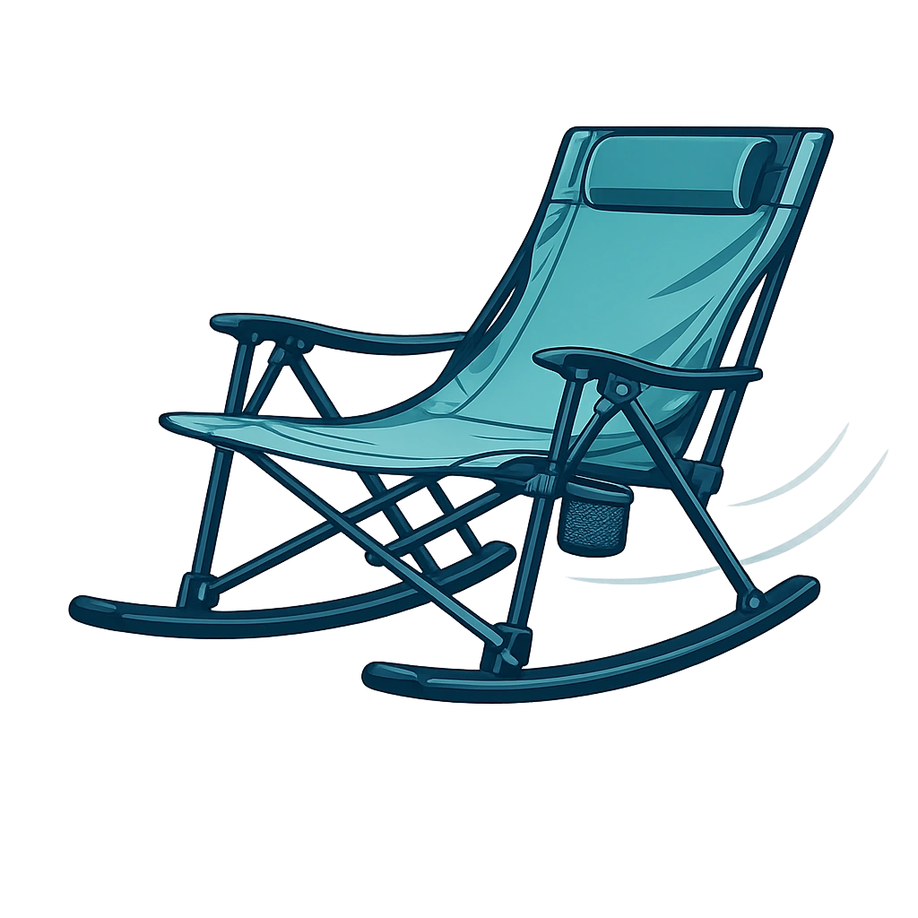 Rocking camping chair
