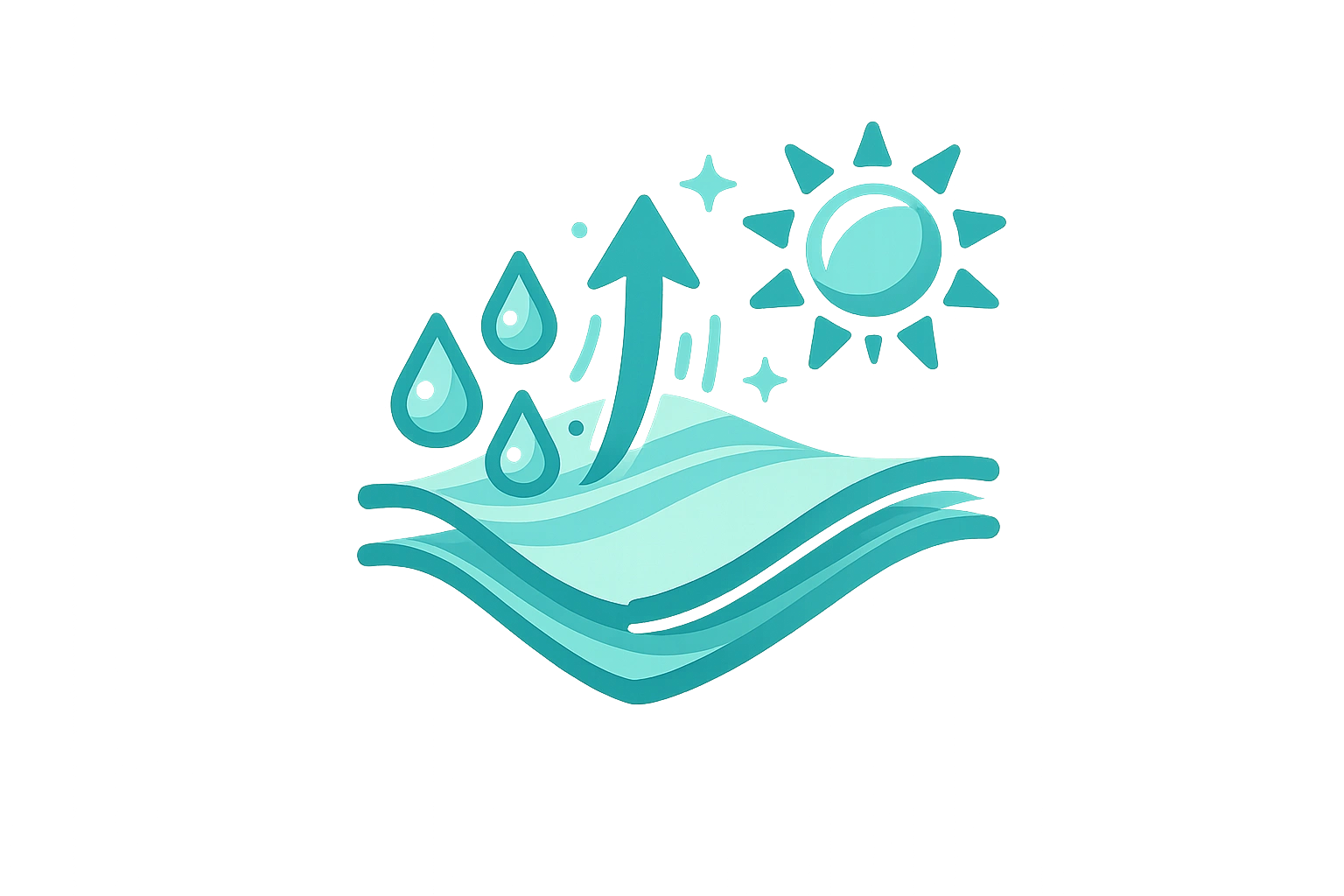 Quick dry fabric icon