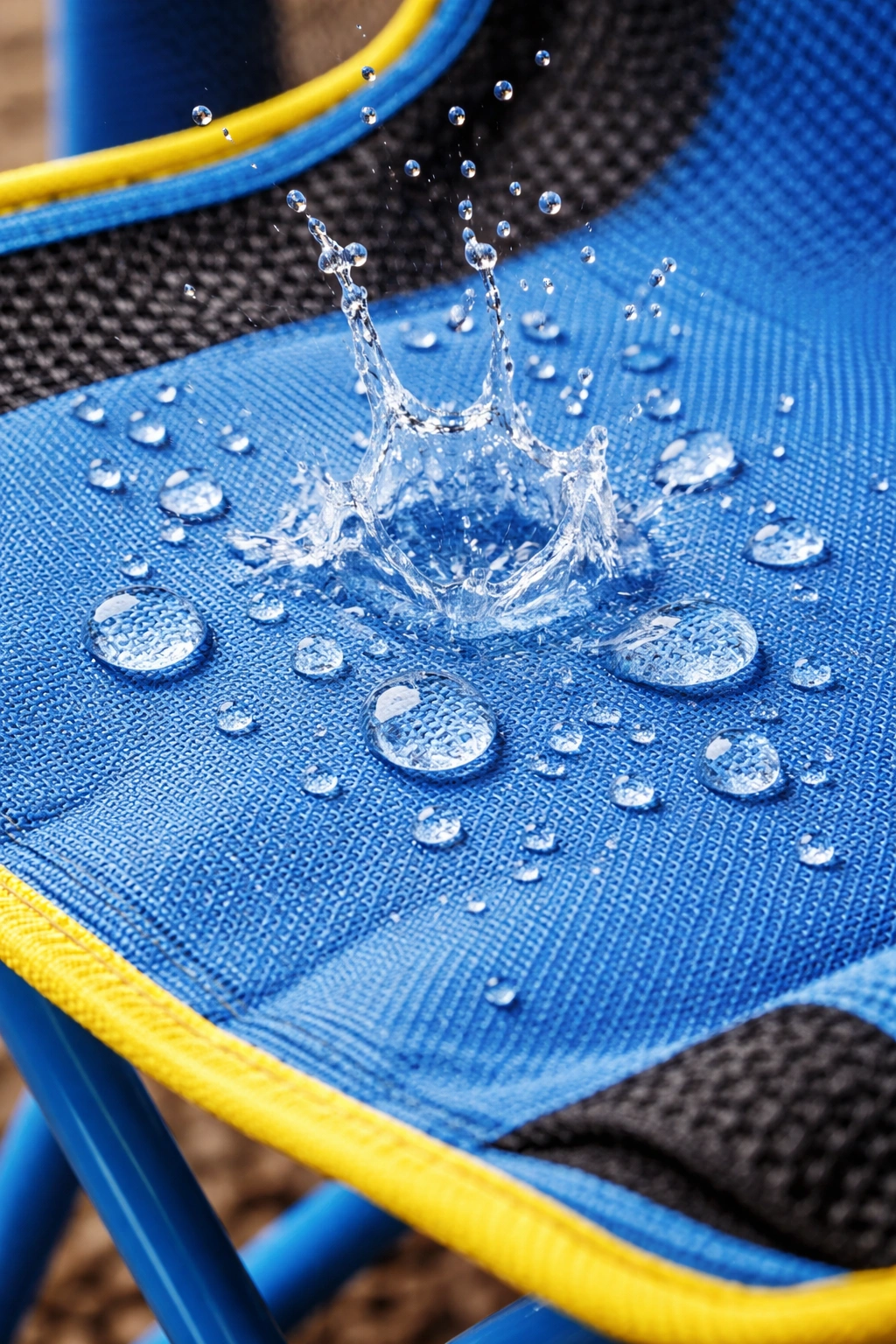 Easy-clean camping chair material