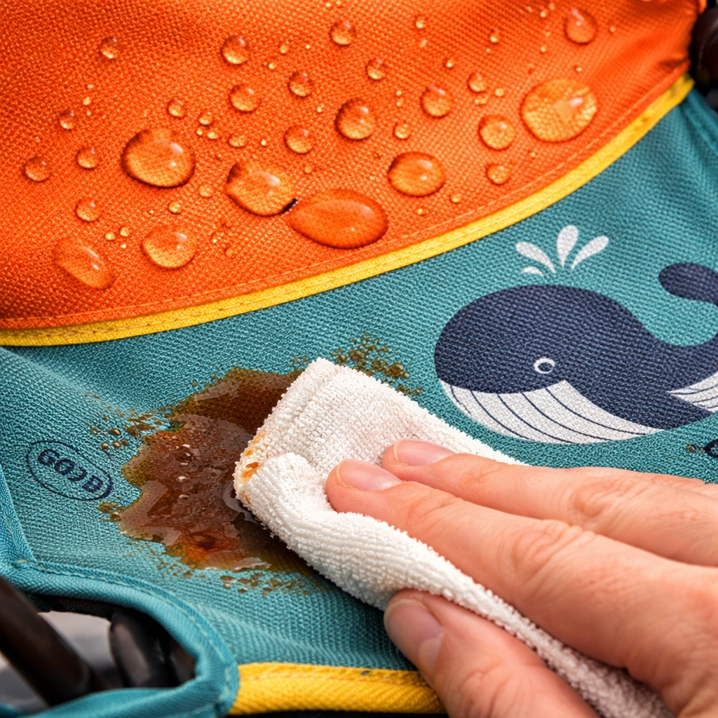 Durable fabric on kids camping chair