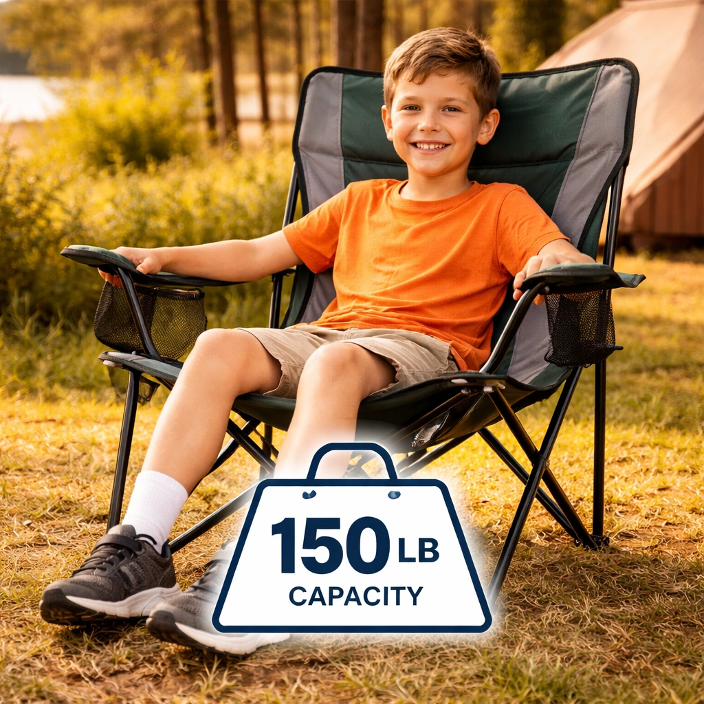 Kids camping chair weight capacity