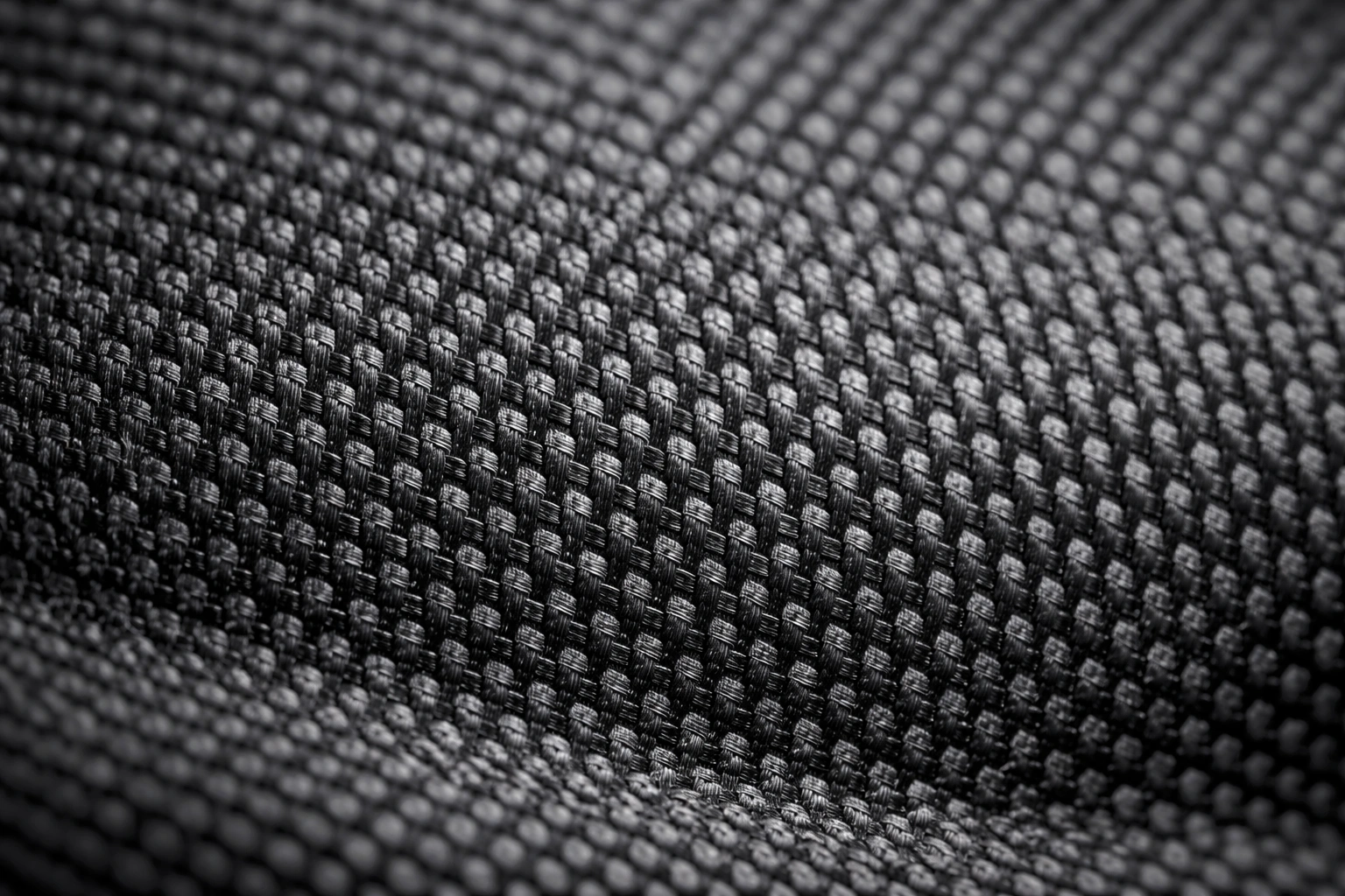 Macro close-up of nylon fabric showing woven texture and lightweight construction