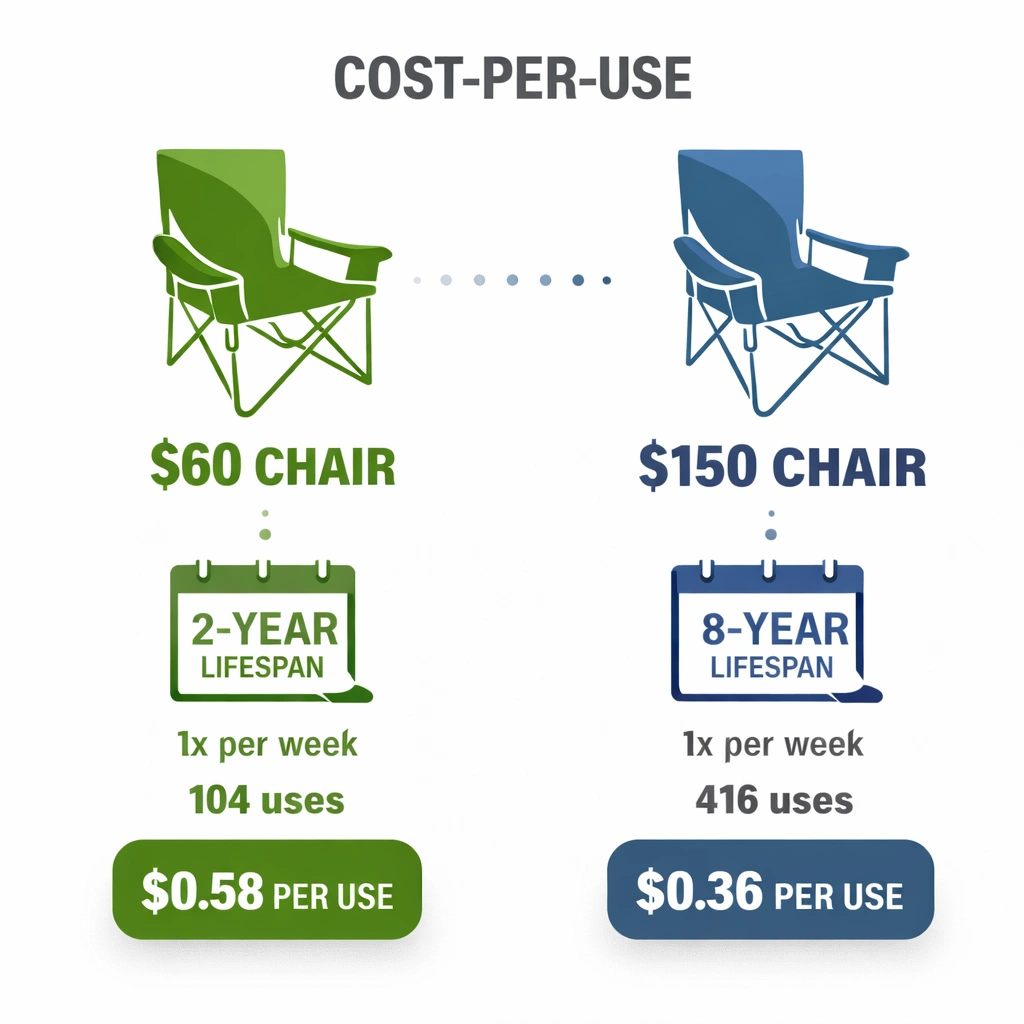 Real world insight on camping chair durability