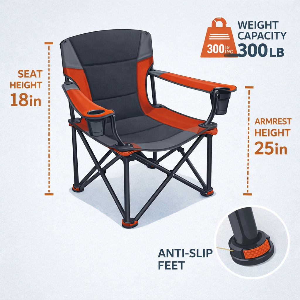 Senior camping chair checklist