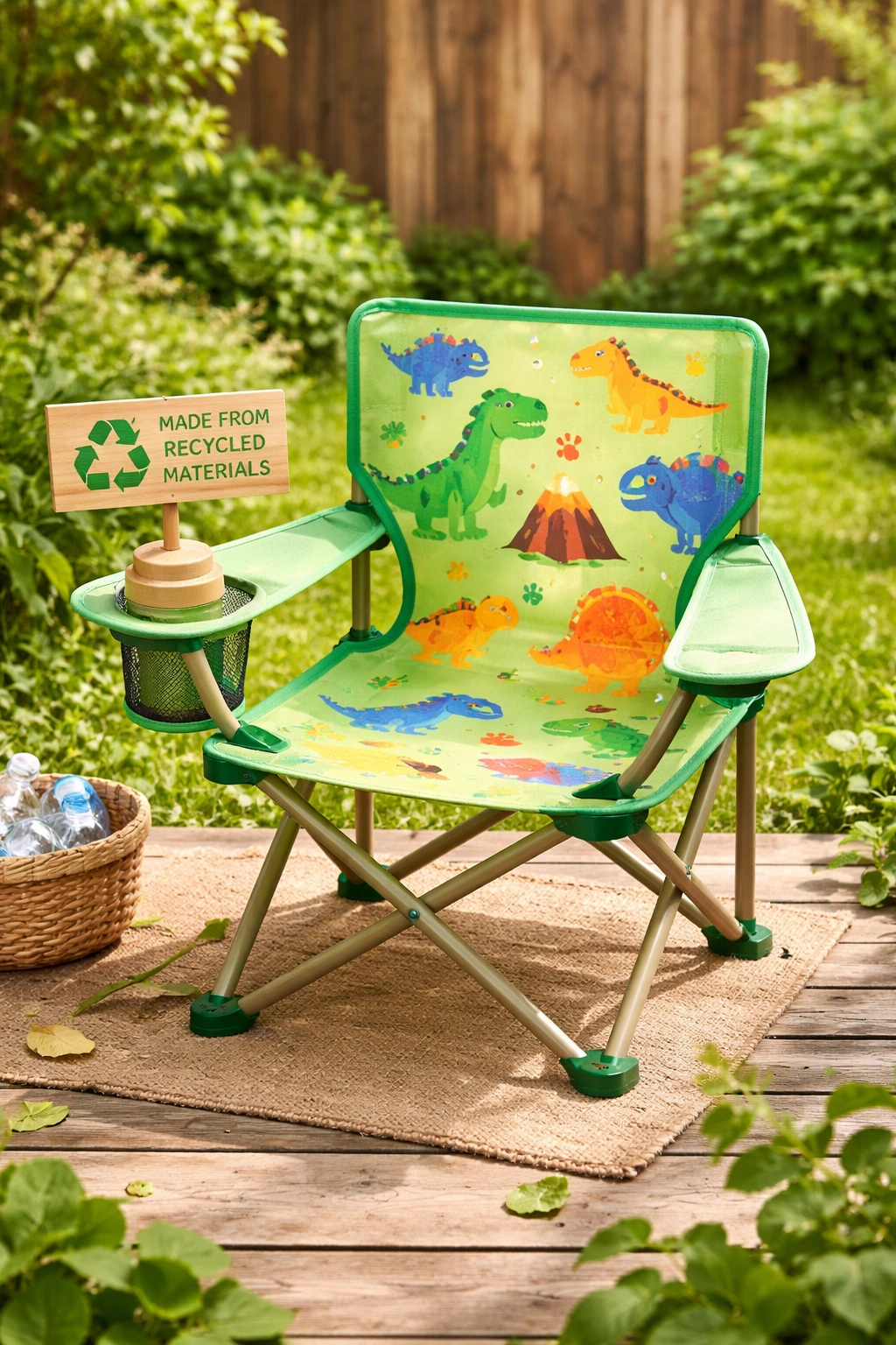 Eco-friendly sustainable camping chair for kids