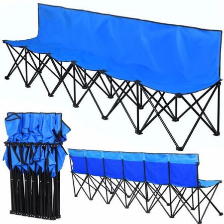 yaheetech-2-seat-folding-camping-chairs